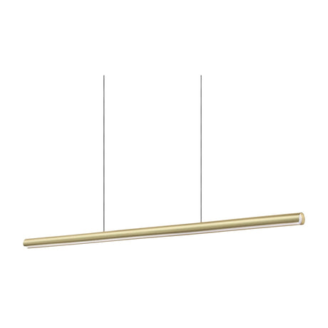 Dorica Linear Pendant Light - Brass