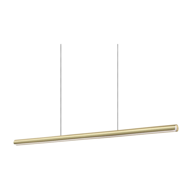 Dorica Linear Pendant Light - Brass