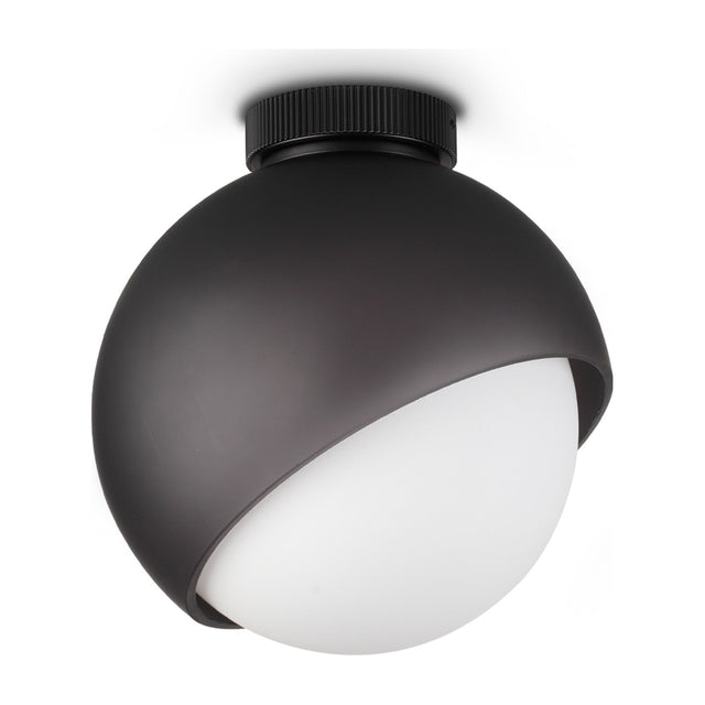 Bloom Semi Flush Ceiling Light 220mm - Black