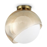Bloom Semi Flush Ceiling Light 300mm - Brass