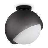Bloom Semi Flush Ceiling Light 300mm - Black