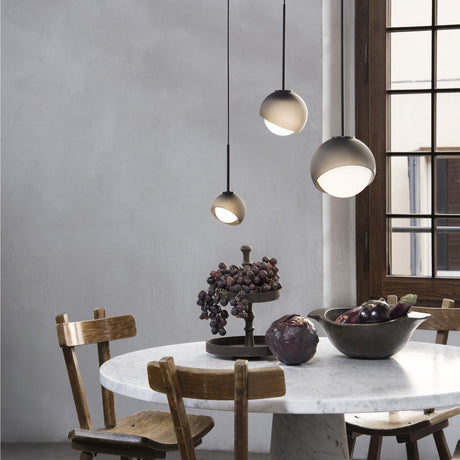 Bloom Pendant Light 170mm - Black in situ