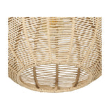 Janne Rattan Lantern Pendant – Matt Black
