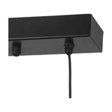 Smilla 4 Light Linear Chandelier – Matt Black