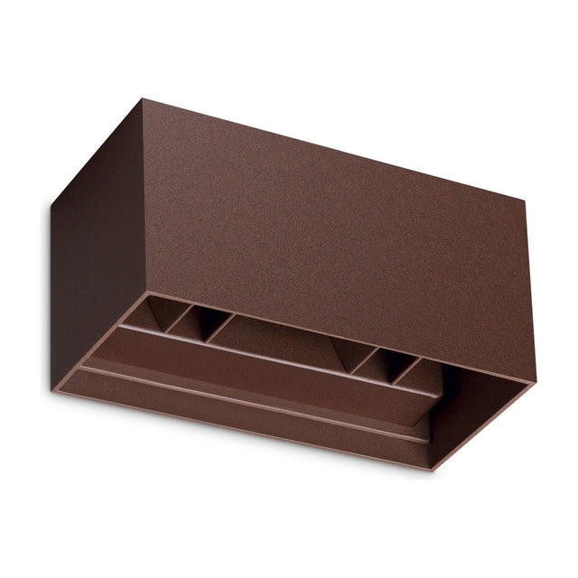 Atom Outdoor Wall Light 200mm - Coffee
