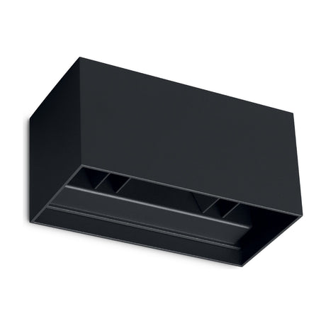 Atom Outdoor Wall Light 200mm - Black