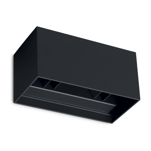 Atom Outdoor Wall Light 200mm - Black