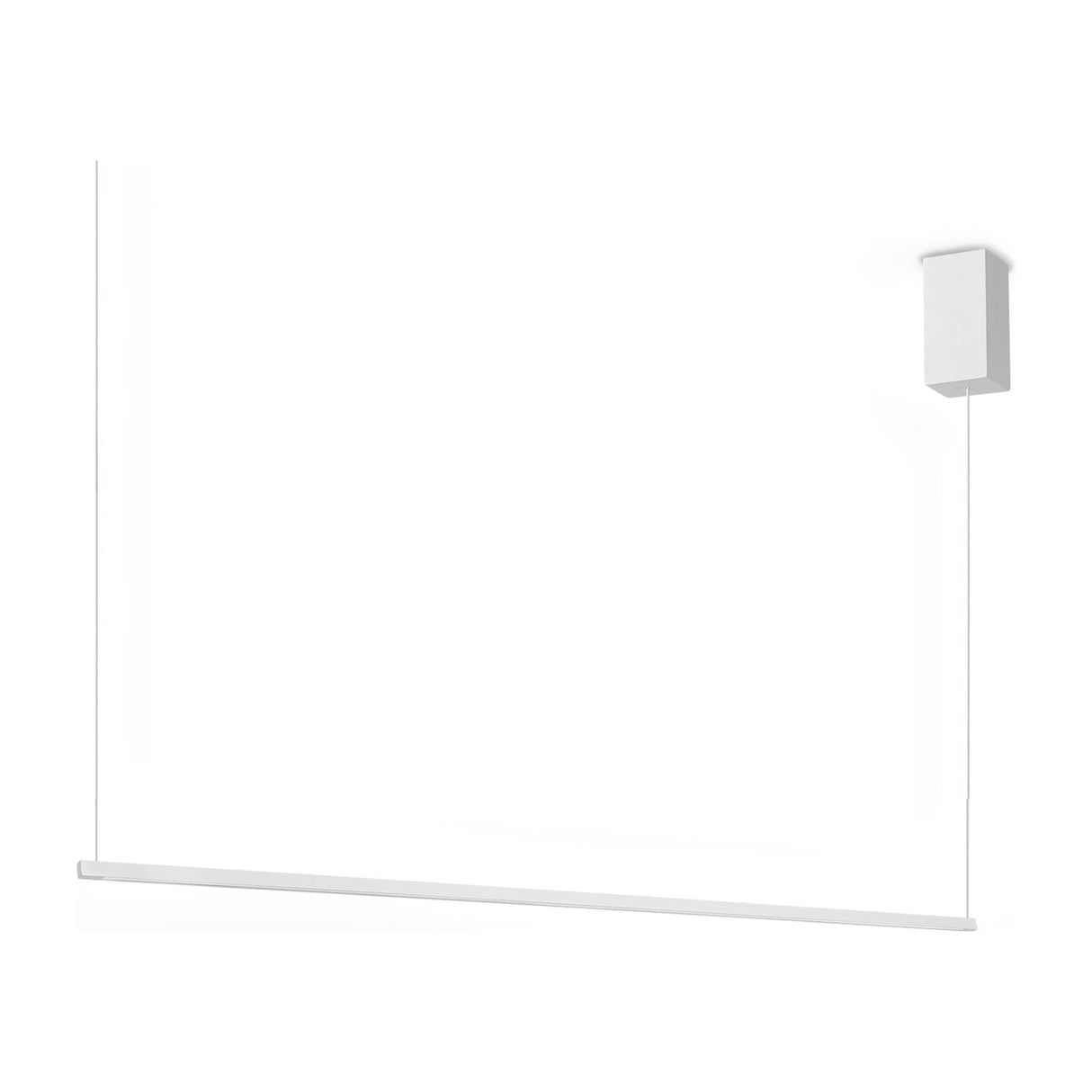 Essence Square Linear Pendant Light - White