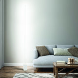 Essence Round Floor Lamp - White in situ