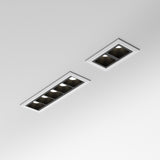 Lika Recessed Downlight 8W 3000K - White in situ
