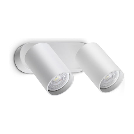 Dynamite Round Twin Spotlight - White