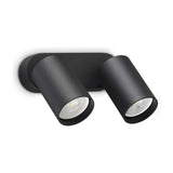 Dynamite Round Twin Spotlight - Black