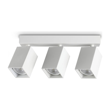 Dynamite Square Triple Spotlight - White