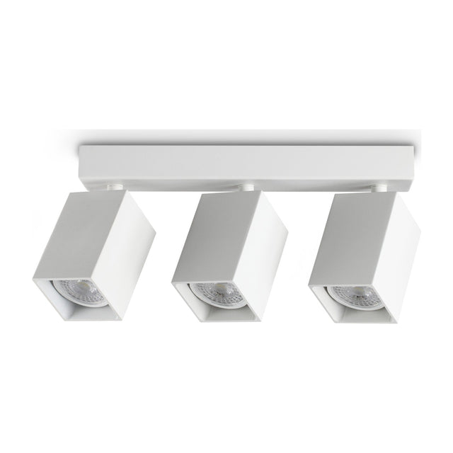 Dynamite Square Triple Spotlight - White