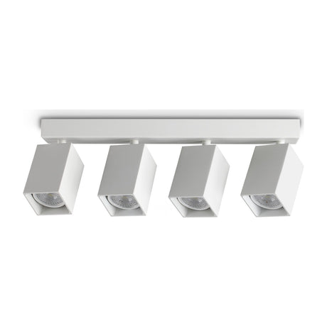 Dynamite Square Quad Spotlight Bar - White