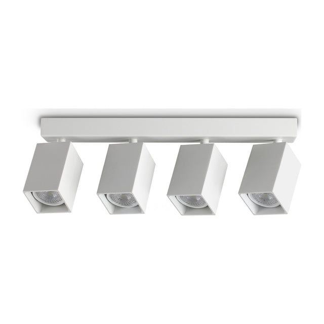 Dynamite Square Quad Spotlight Bar - White