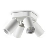 Dynamite Round Quad Spotlight - White