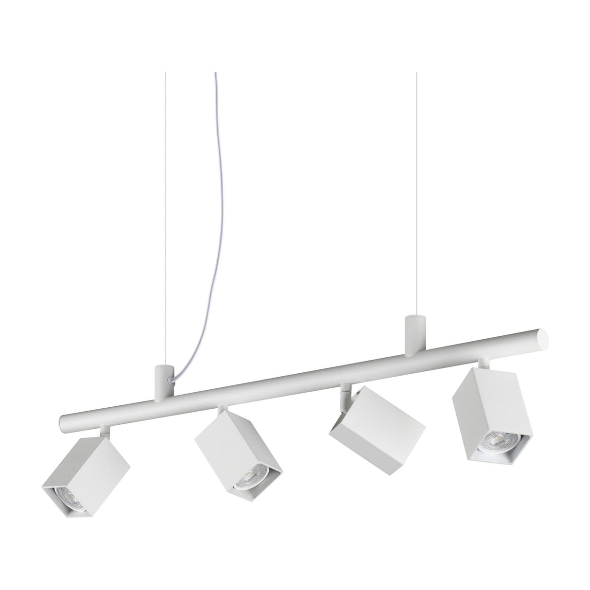 Dynamite Square Cluster Pendant Light - White