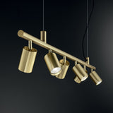 Dynamite 6 Light Chandelier - White in situ