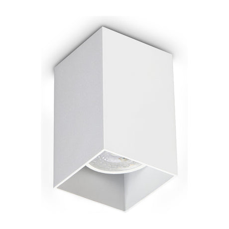 Look Square Ceiling Light 100mm - White