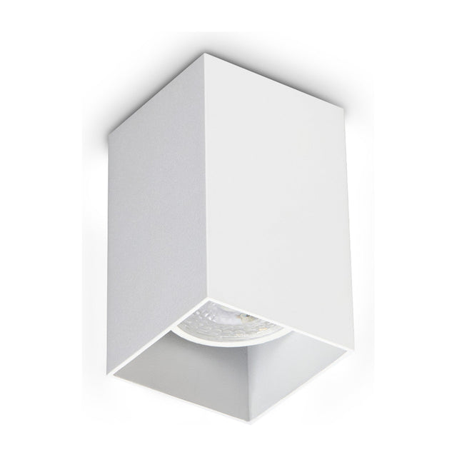 Look Square Ceiling Light 100mm - White