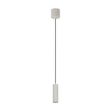 Soka Tube Pendant – Warm Grey