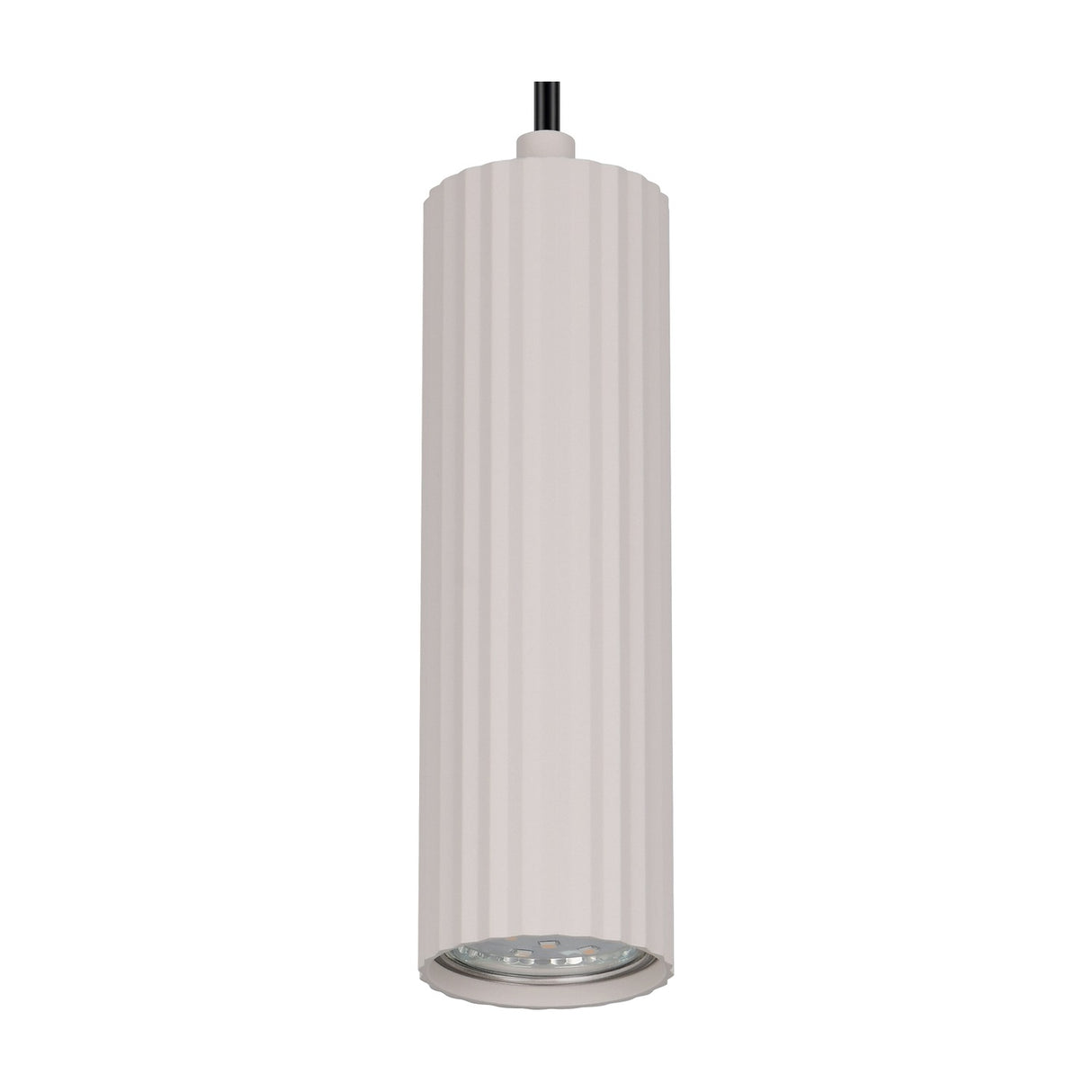 Soka Tube Pendant – Warm Grey