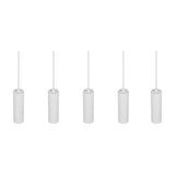 Soka 5 Light Linear Chandelier – Matt White