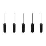 Soka 5 Light Linear Chandelier – Matt Black
