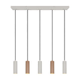Soka 5 Light Linear Chandelier – Coffee