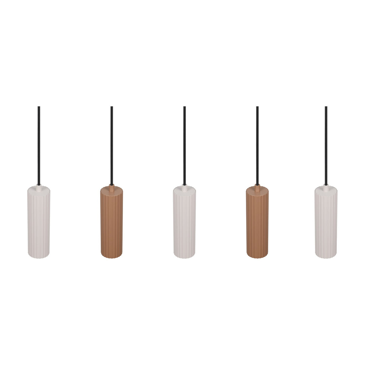 Soka 5 Light Linear Chandelier – Coffee