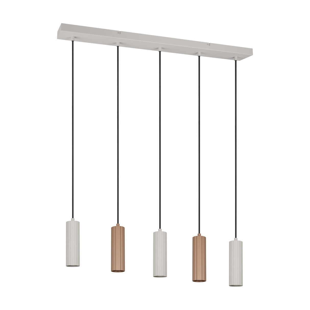 Soka 5 Light Linear Chandelier – Coffee