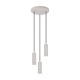Soka 3 Light Chandelier – Warm Grey