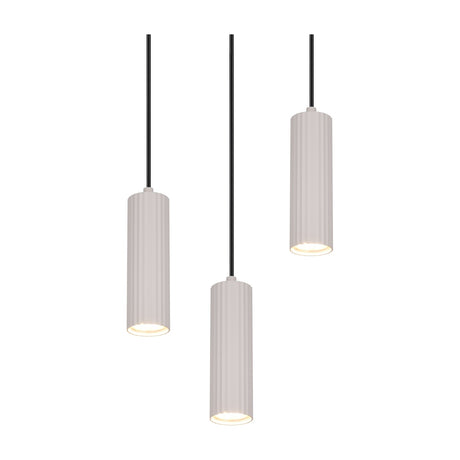 Soka 3 Light Chandelier – Warm Grey