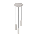 Soka 3 Light Chandelier – Warm Grey