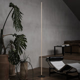 Blade Floor Lamp - Brass in situ