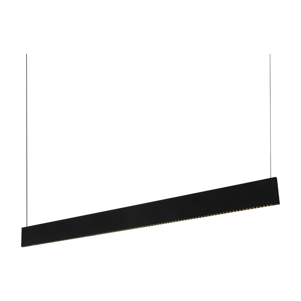 Steel Linear Pendant Light Accent 3000K 24W - Black