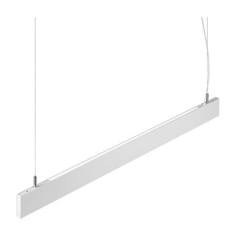 Steel Linear Pendant Light Up & Down Accent 3000K - White
