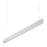 Steel Linear Pendant Light - Wide 3000K White