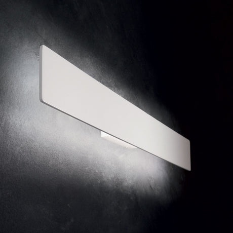 Zig Zag Square Wall Light 290mm - Black in situ