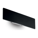 Zig Zag Square Wall Light 290mm - Black
