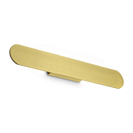 Zig Zag Round Wall Light 540mm - Satin Brass