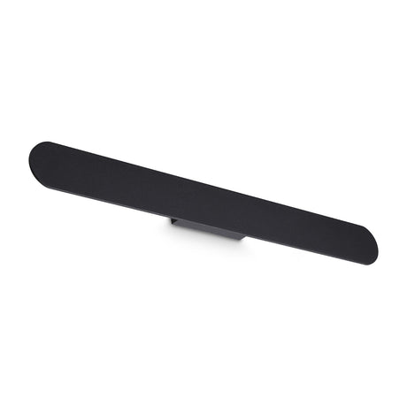 Zig Zag Round Wall Light 760mm - Black