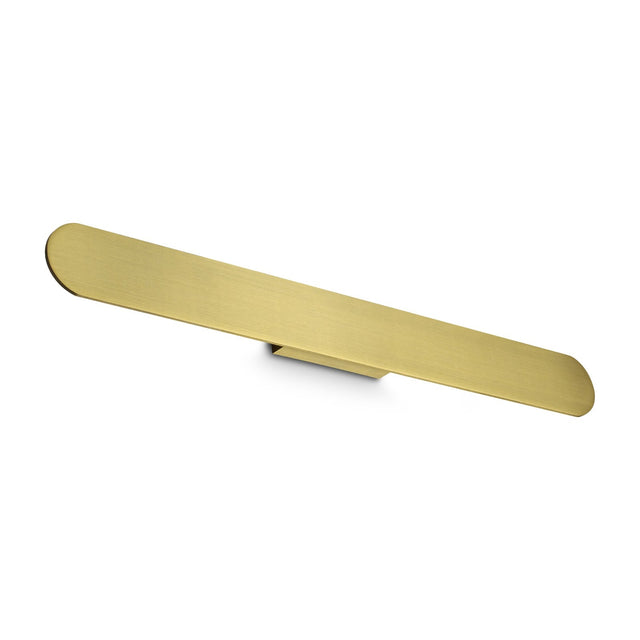 Zig Zag Round Wall Light 760mm - Satin Brass