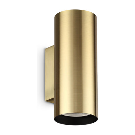 Look Round Wall Light 150mm 2 Light - Brass