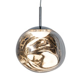 Lava Medium LED Pendant Light - Silver