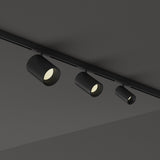 Deva Track Spotlight 8W 4000K - Black in situ