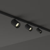 Deva Track Spotlight 2.5W 4000K - Black in situ