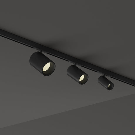 Deva Track Spotlight 2.5W 4000K - Black in situ