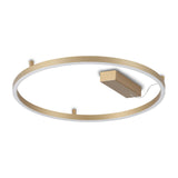 Oracle Slim Flush Ceiling Light 500mm 3000K - Brass
